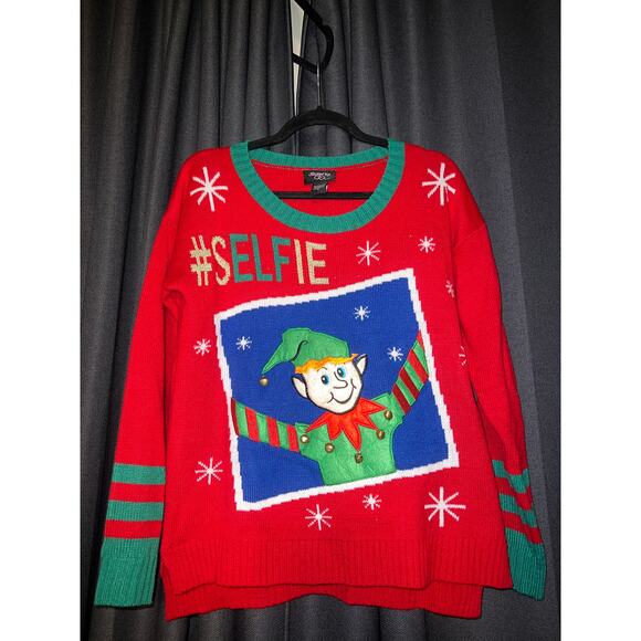 Ugly Christmas Sweater Sweaters - Ugly Christmas Sweater Xmas Size Medium